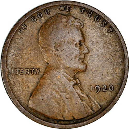 USA One Cent Lincoln 1909-1943 KM# 132