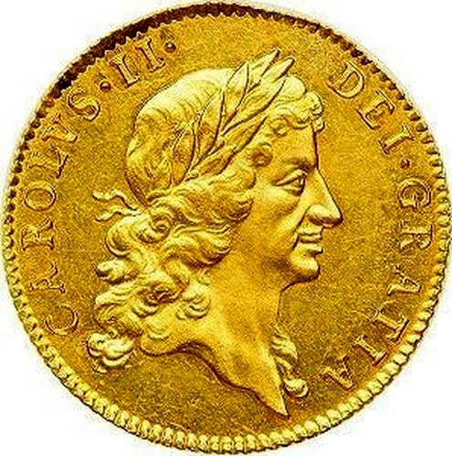 Great Britain Gold Guinea Guinea coins 1664 1668 KM 424.2