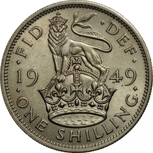 Great Britain Two Shillings "Florin" 1949-1951 Coin Value KM# 878 ...