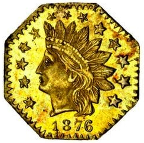 Usa Gold 1 2 Dollar Large Indian Head Octagonal 1852 1881 Coin Value Km 9 Coinalog Net Usa Gold 1 2 Dollar Large Indian Head