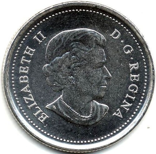 2011 Canada Bison Regular 25 Cents BU 