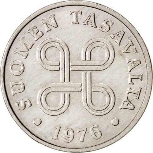 Finnish Penni Reform Coinage 1969-1979 KM# 44a 