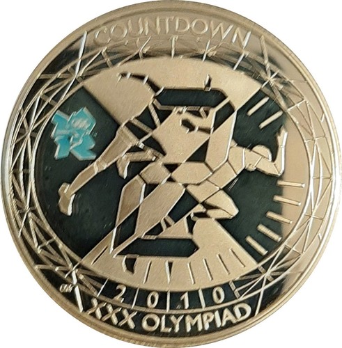 話題の行列 2012 OLYMPICS COUNTDOWN PIEFORT £5 銀貨 おもちゃ