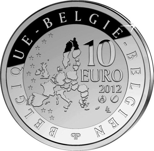 Belgium silver 10 euro 2010 100 years African Museum PROOF !!! 