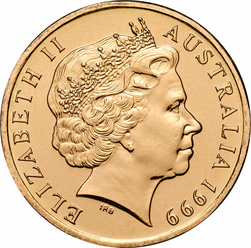 $1 1999 One Dollar Dual set-Older Person & The Last ANZACS UNC Australian coin