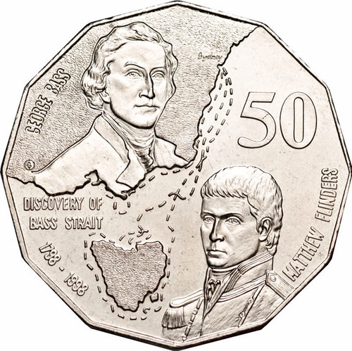 Australian 50 Cents Bass Flinders 1998 Coin Value Km 364 Coinscatalog Net