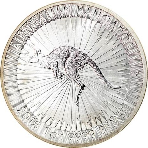 2018 Australia 1 oz Silver Kangaroo Display Card