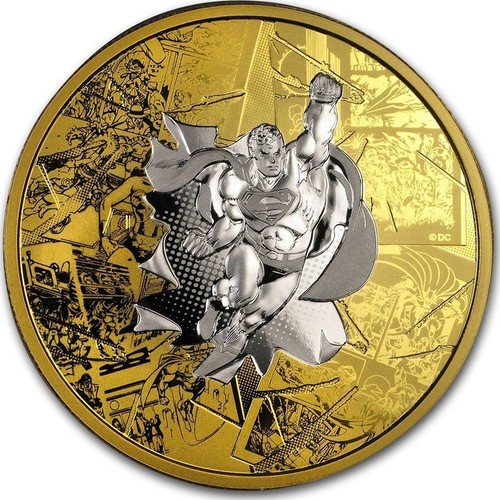 2017 Silver SUPERMAN THE BRAVE AND BOLD DC COMICS ORIGINALS Coin