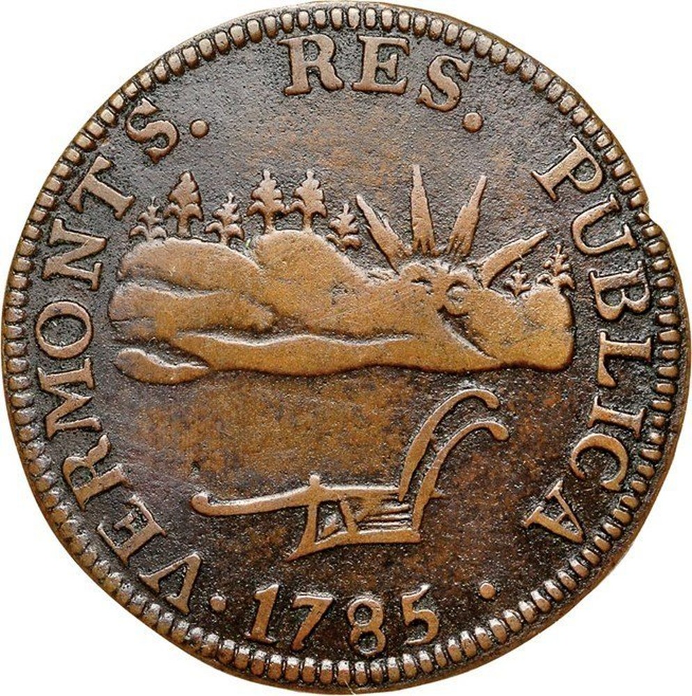 USA Vermontensium Vermont Coppers 1786 coin value KM 4