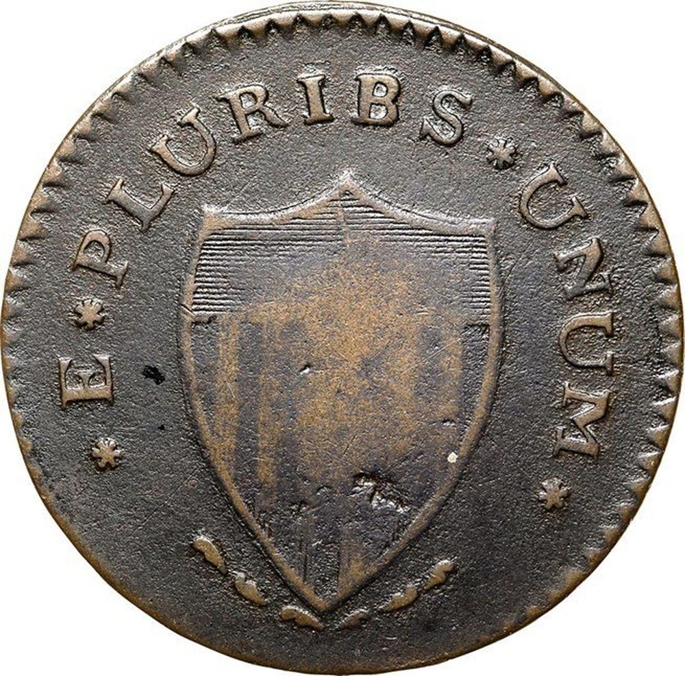USA Nova Caesarea "New Jersey" 1787 coin value KM 12.2