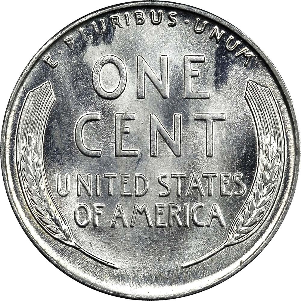USA One Cent Lincoln 1943-1944 KM# 132a