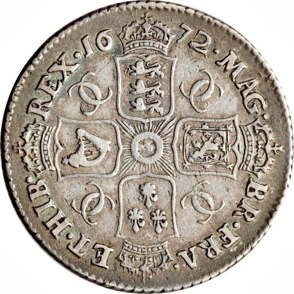 Great Britain Silver Shilling "Charles II" 1666-1683 coin value KM# 427 ...