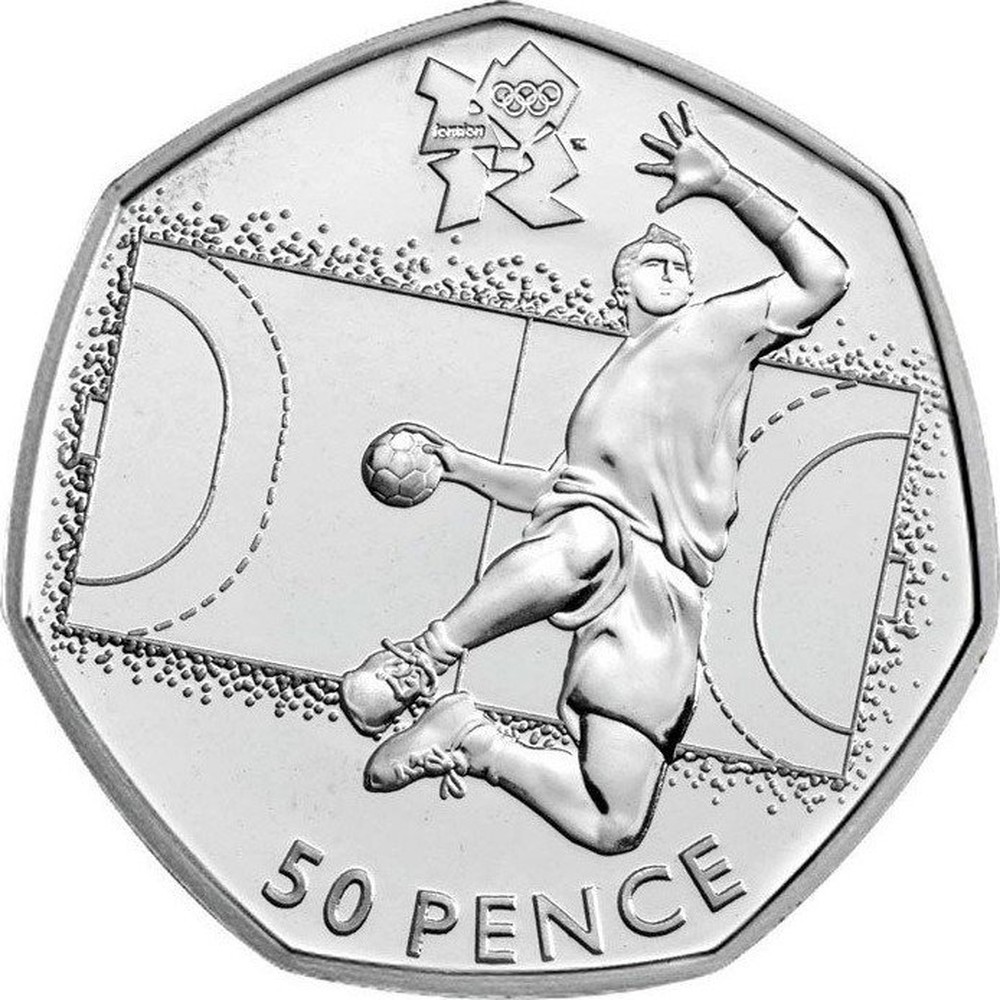 London Olympics 50p Silver BU Coins Royal Mint A Piece of History 2012 