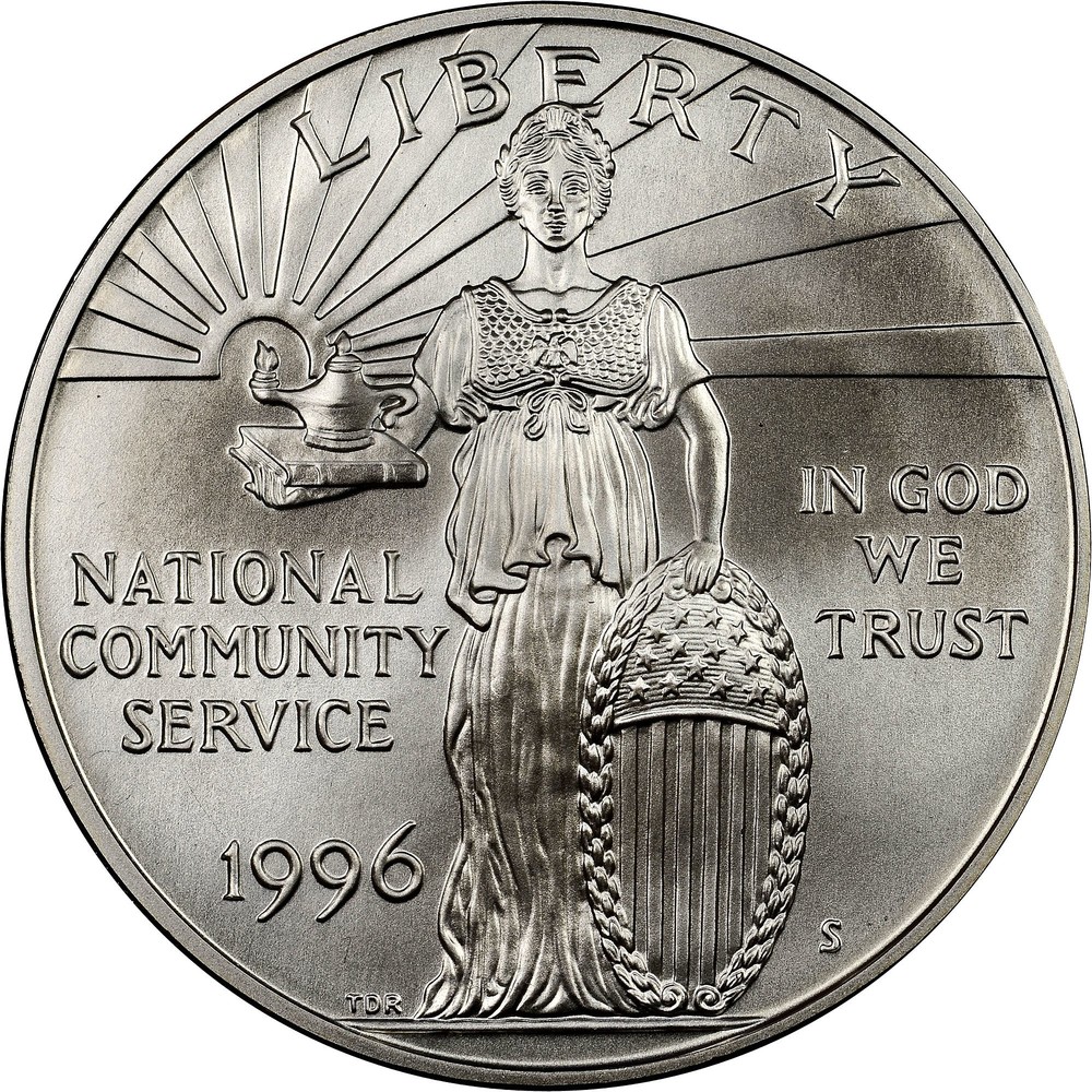 usa-silver-dollar-national-community-service-1996-coin-value-km-275