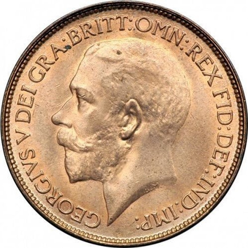 Details about   1920 UK George V Coin - brown 1/2d British Half Penny 