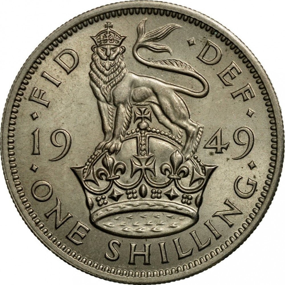 See PICS Details about   1950 Great Britain Shilling English Crest
