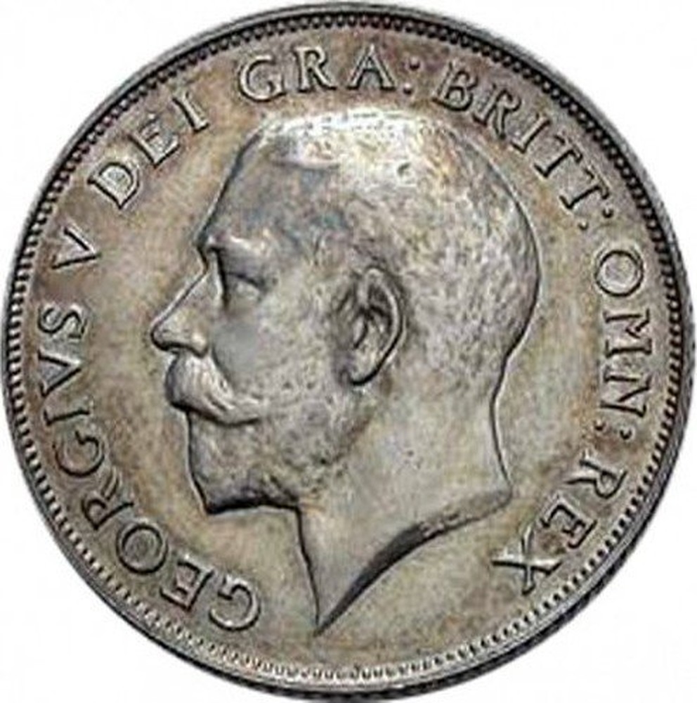 Antique 1915 George V Silver Shilling
