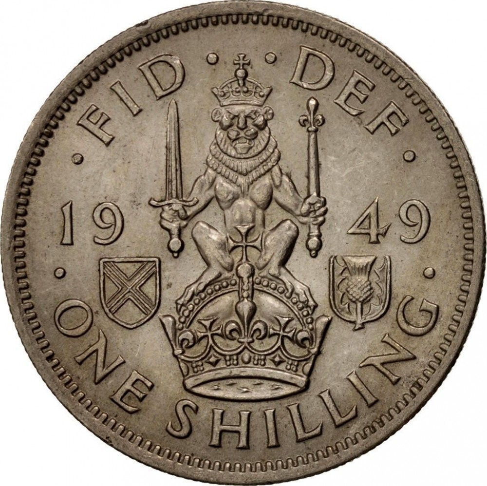 See PICS Details about   1950 Great Britain Shilling English Crest