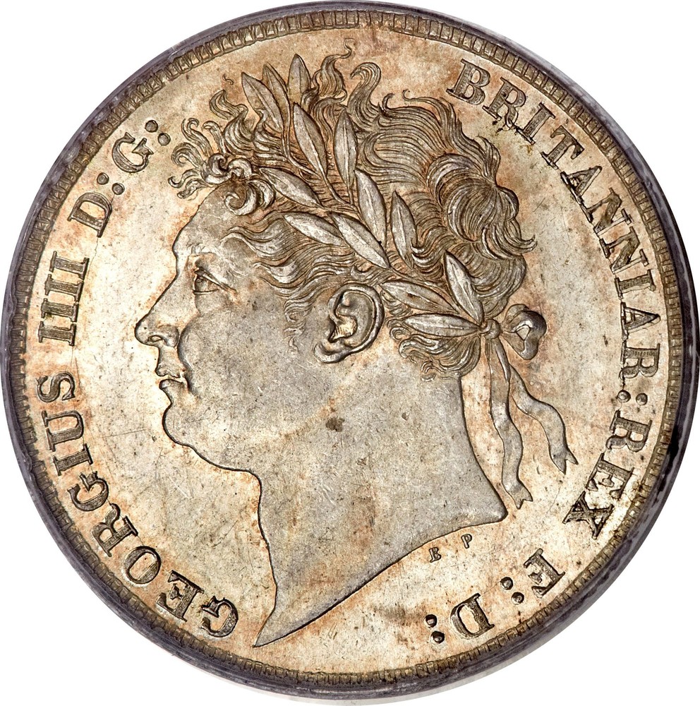 1827 silver shilling George IIII