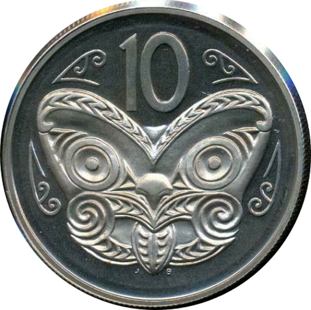 New Zealand 10 Cents "Elizabeth II" 19701985 coin value KM 41.1