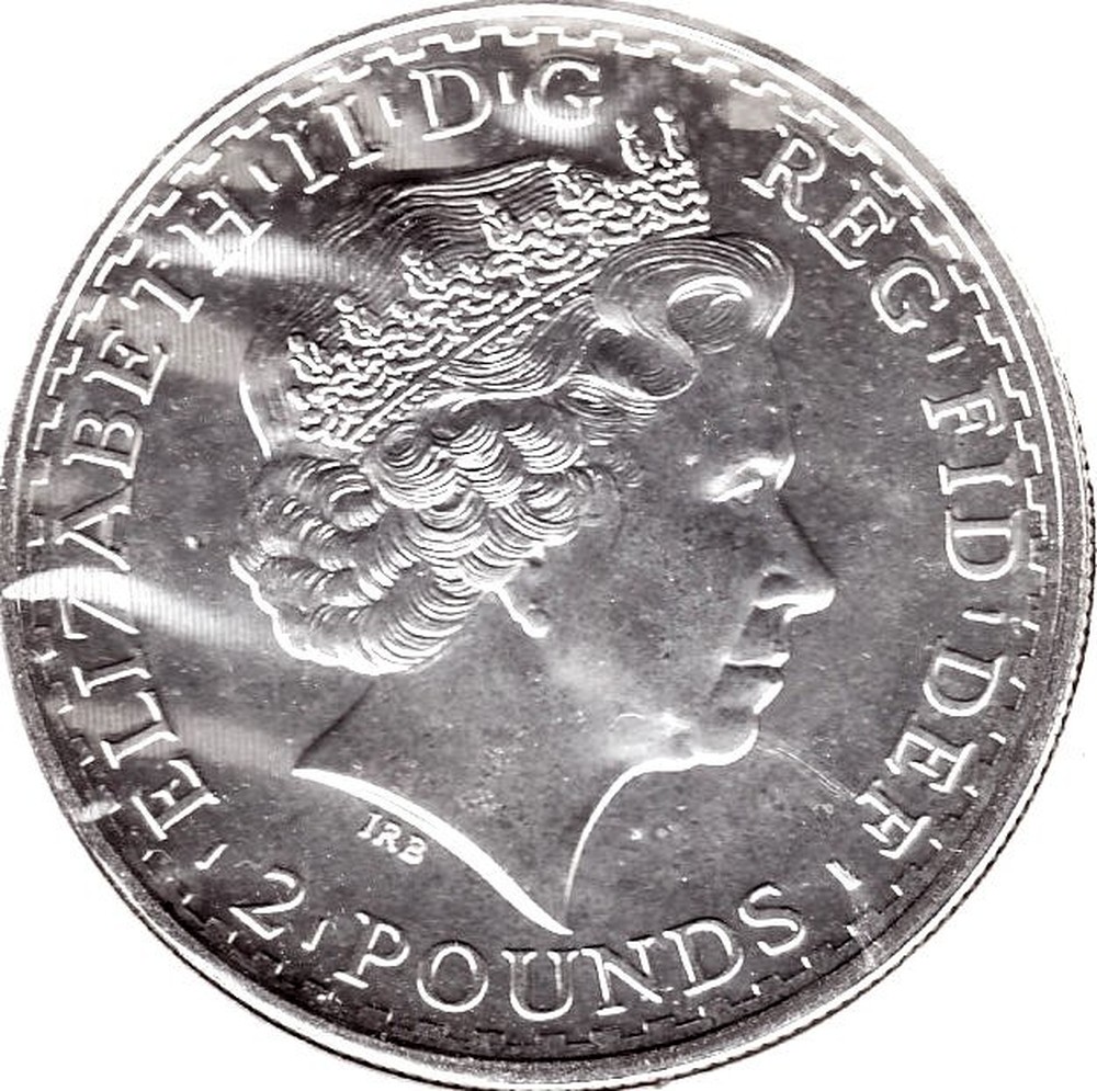 Great Britain Silver 2 Pounds 