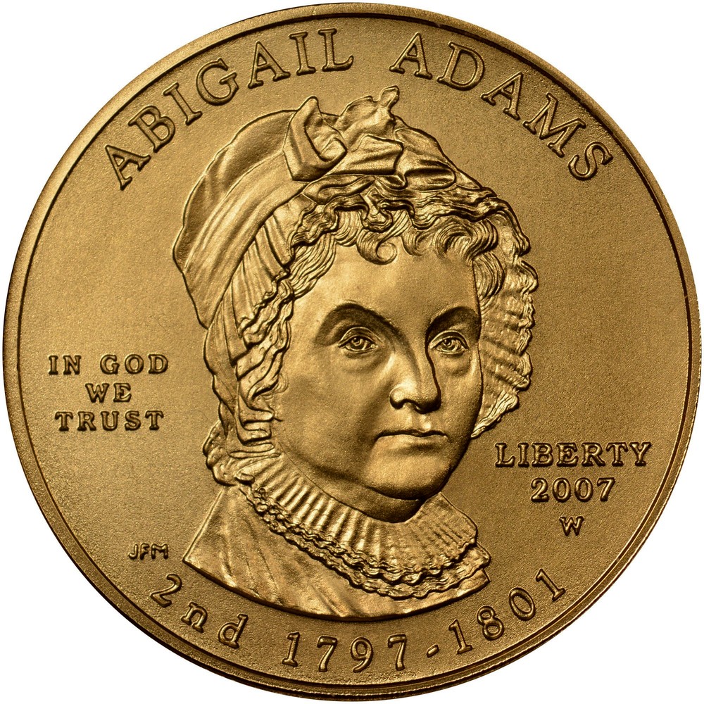 John adams' $1 gold coin worth? I have a coin 1797-1801 without edge  writing saying 'in god we trust' how much am i looking at? - Quora