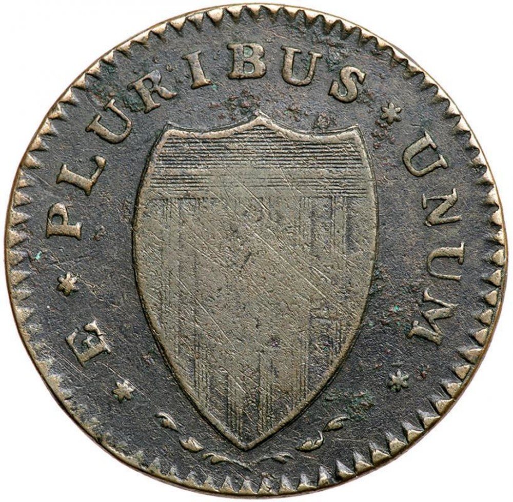 USA Nova Caesarea "New Jersey" 1787 coin value KM 13