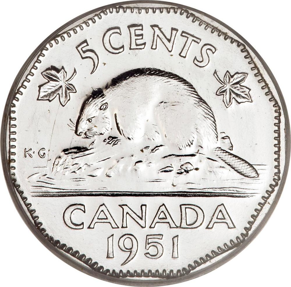 Canadian 5 Cents 