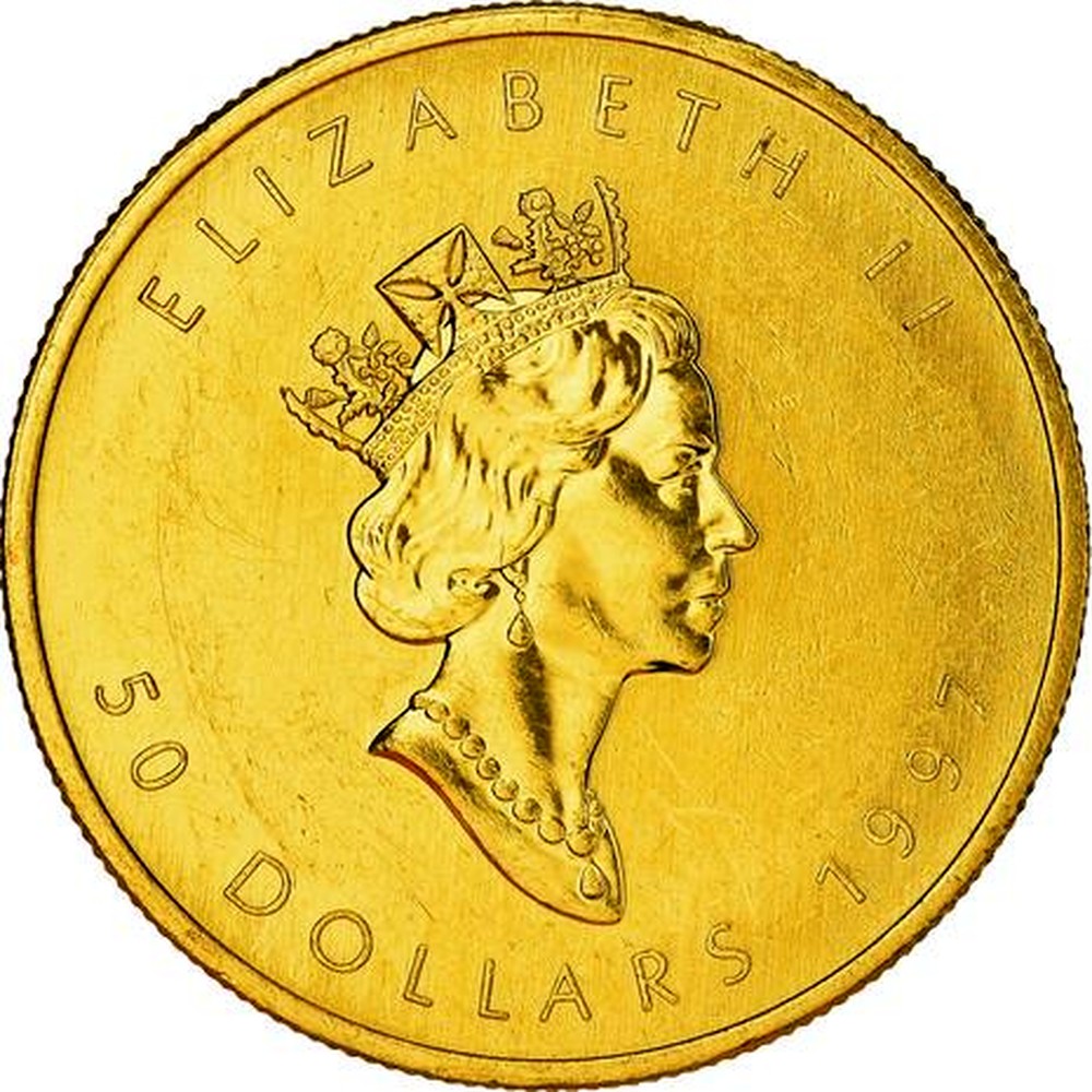 Canadian 1 Oz Gold 50 Dollars