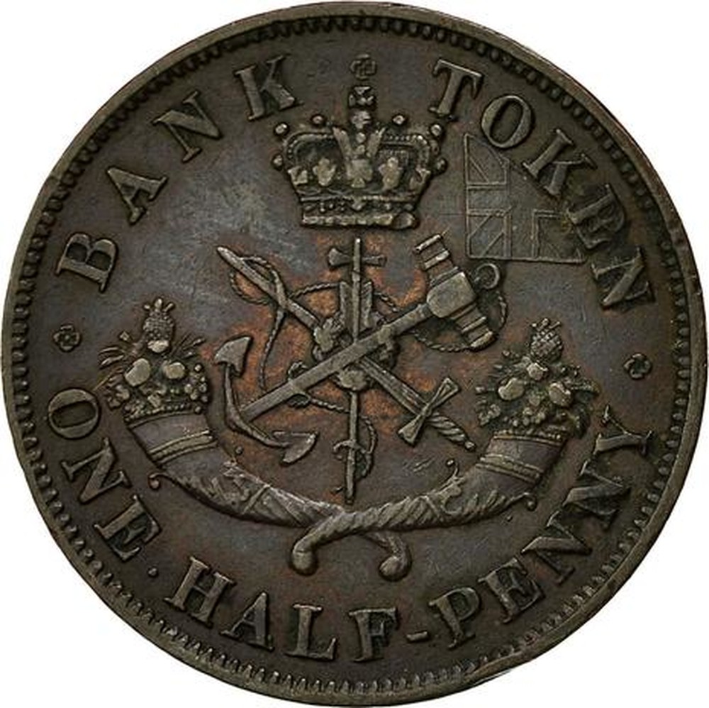 Bank of upper Canada one penny token : r/CanadianCoins