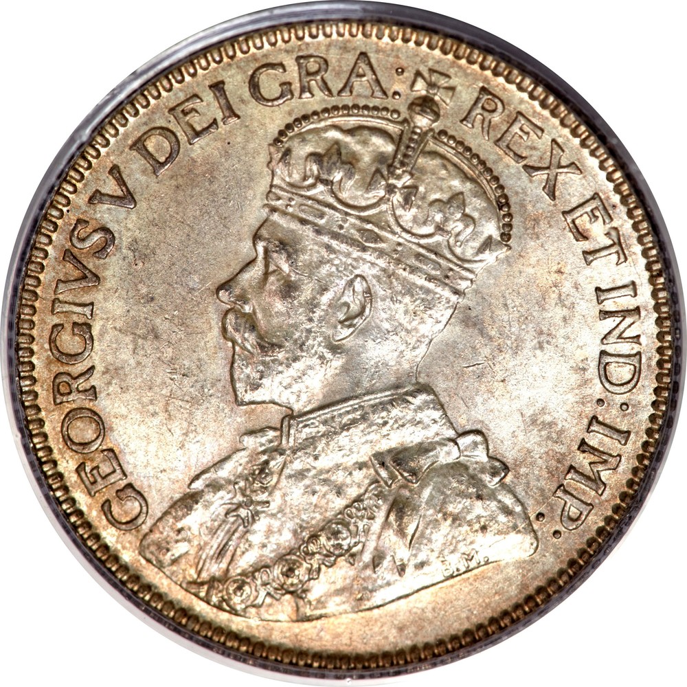 Fine 1912 Canada Silver 25 Cents 
