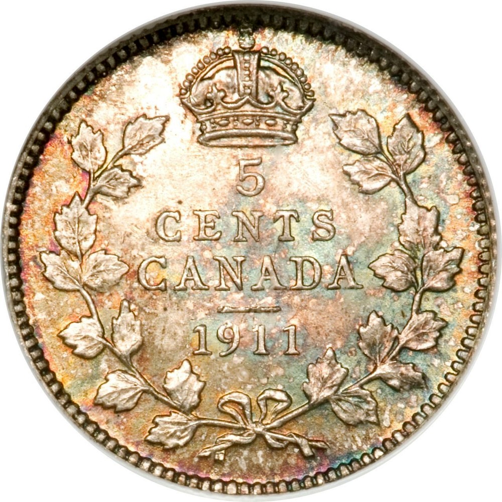 Canadian Silver 5 Cents