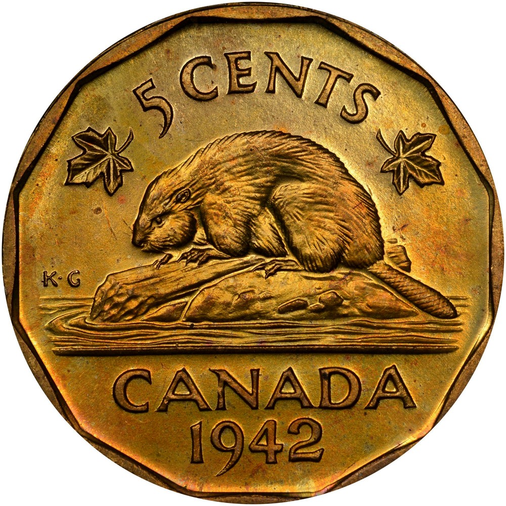 Canadian 5 Cents 