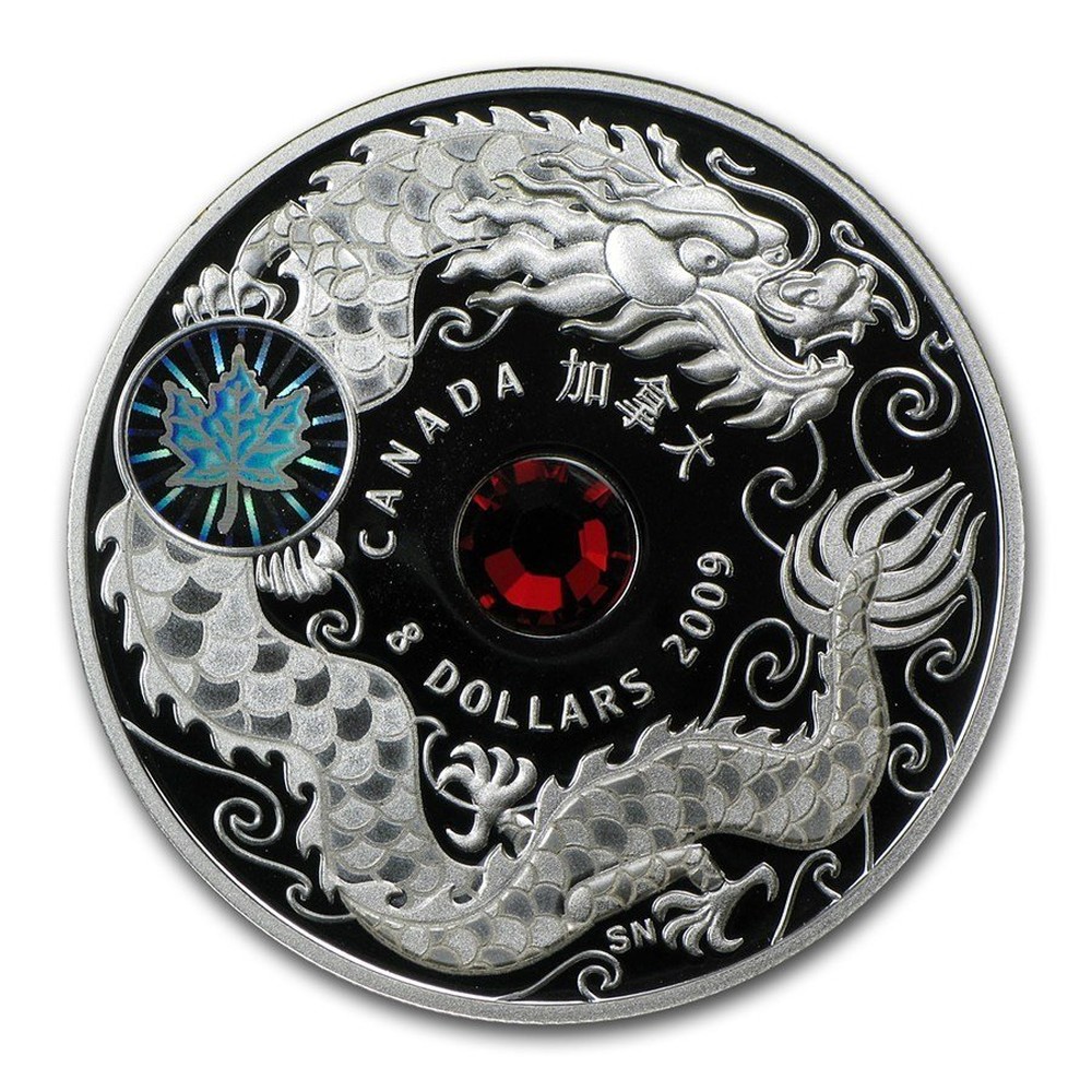 Canadian Silver 8 Dollars 