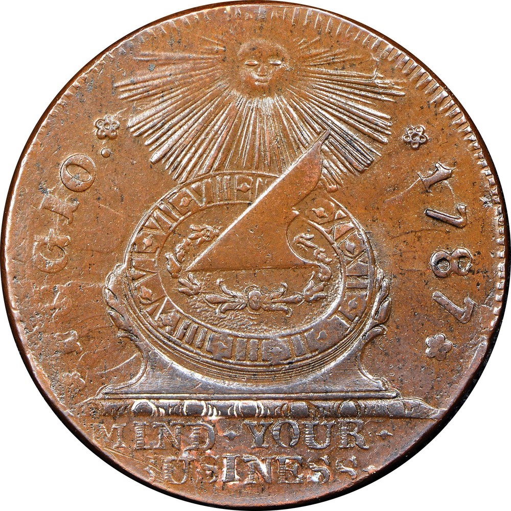 USA Cent Fugio Cents 1787 coin value KM# EA32.1 | coinscatalog.NET