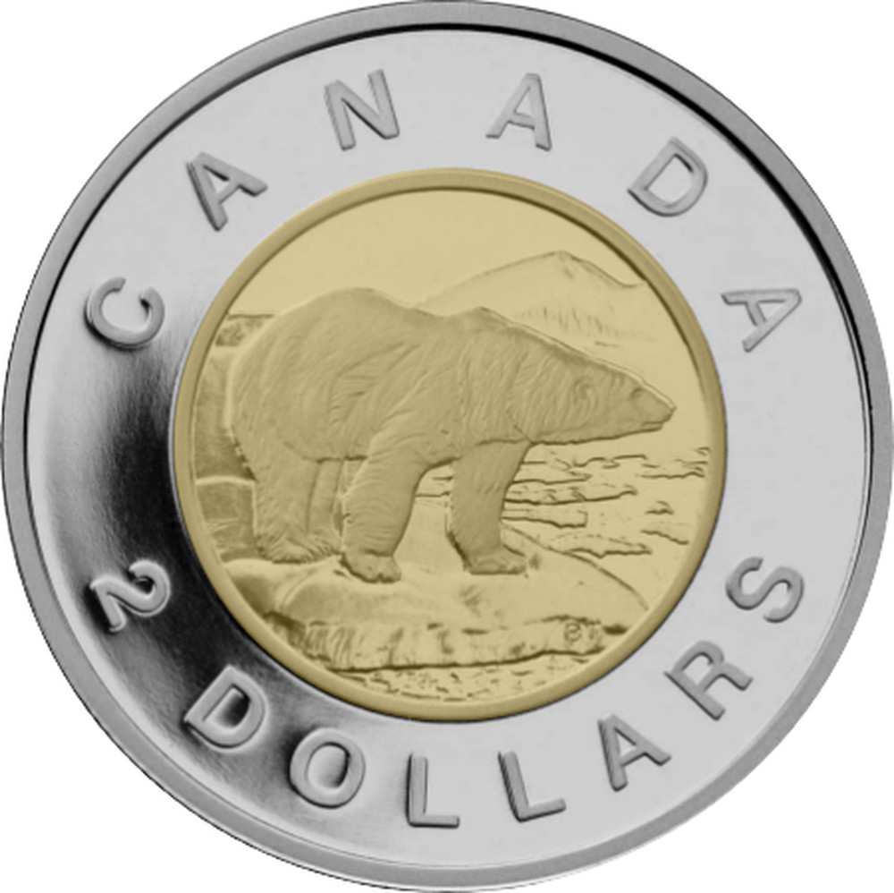 Canadian Platinum 2 Dollars 