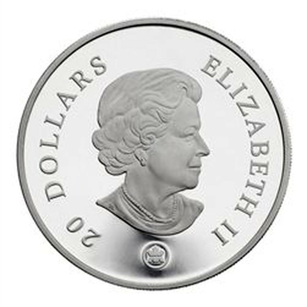 コレクションスノーフレーク・アクアマリンコイン (シルバープルーフ) カナダ 2007年