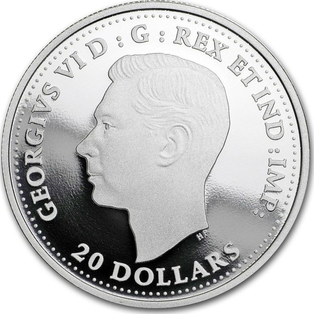 2018 Canada The Dieppe Raid $20 Fine Silver Coin 