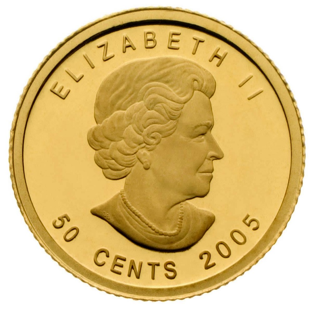 Tuvalu 2005 Owl 1/25 oz Gold BU Coin