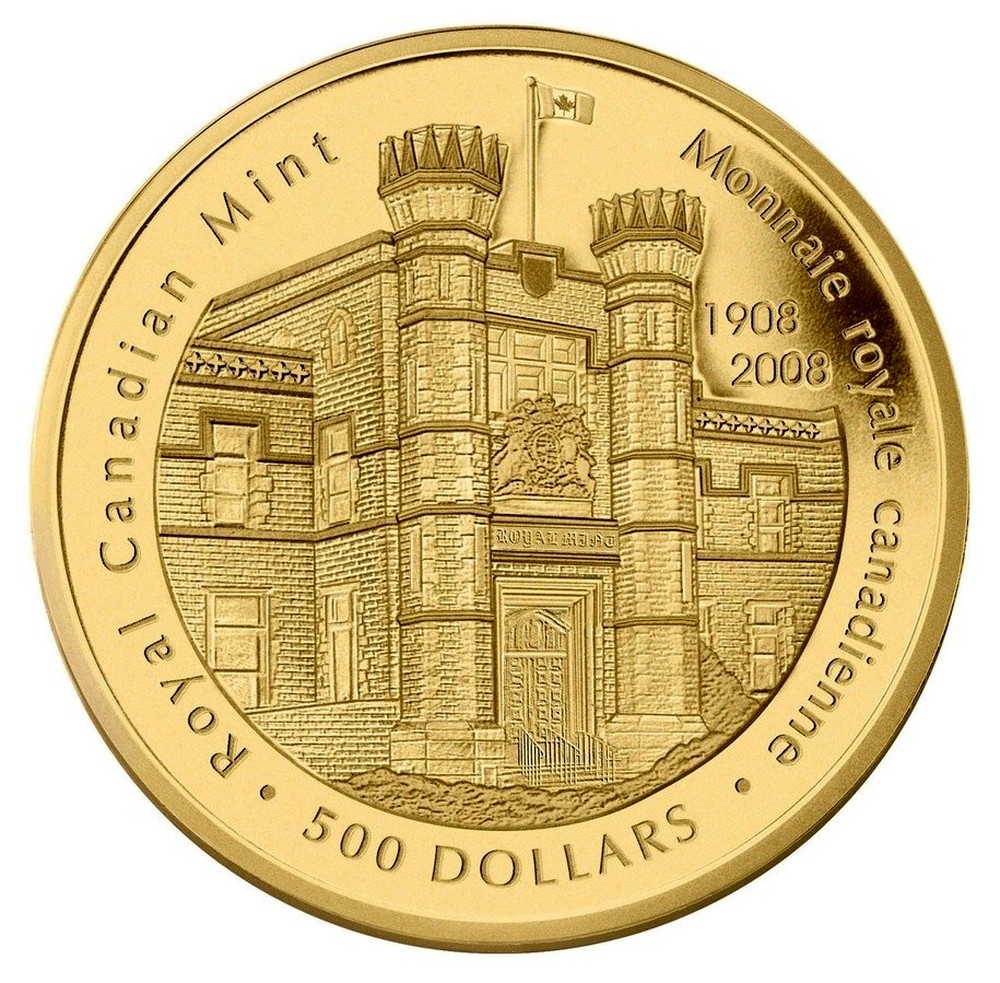 Canadian Gold 500 Dollars 