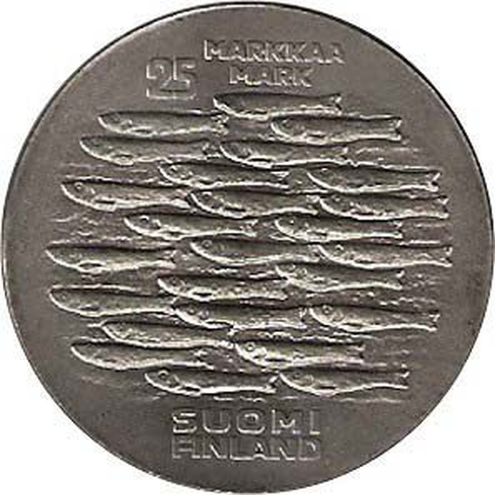 Finland Silver 25 Markkaa 1979 Turku UNC Mint pacakage !!! 