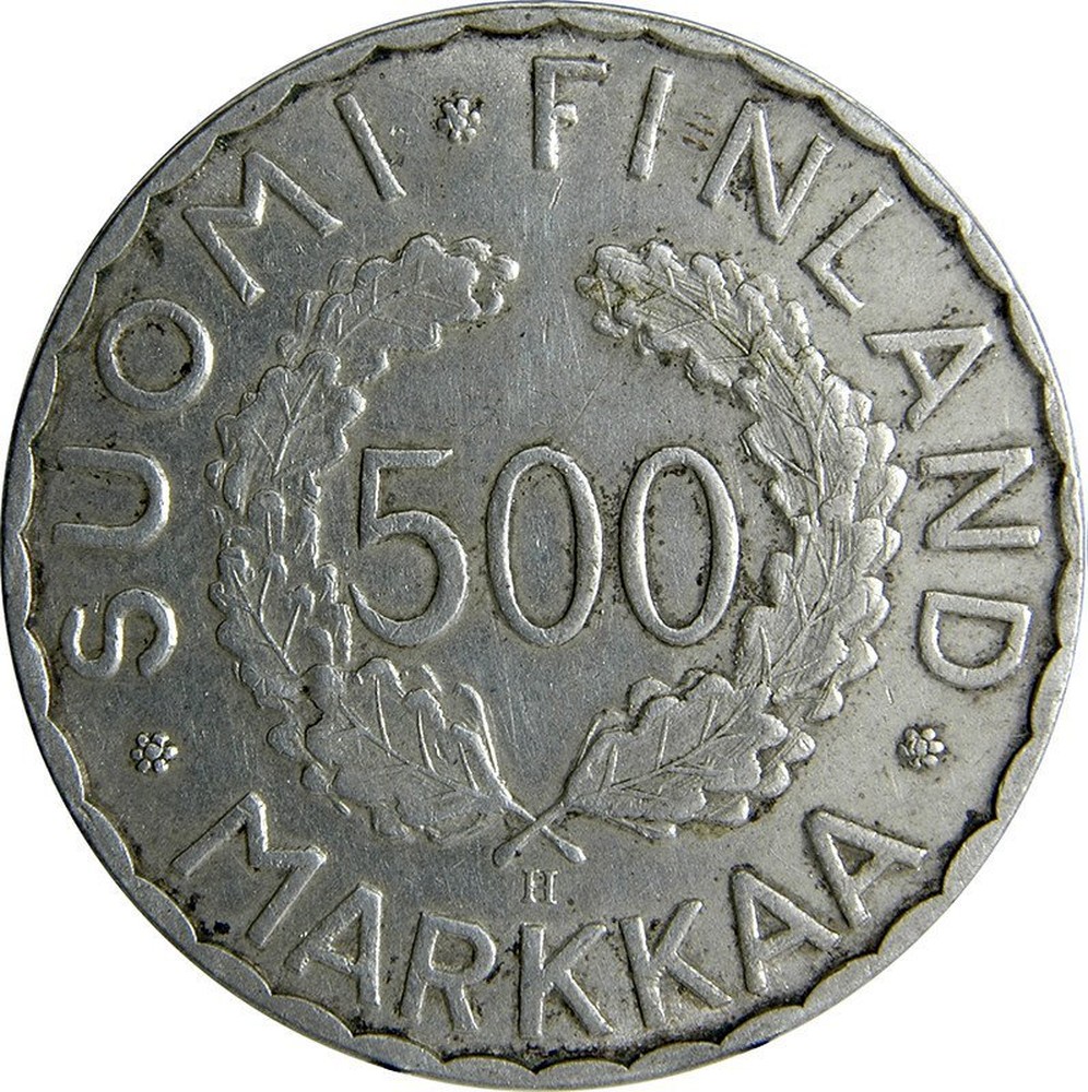 Finnish Silver 500 Markkaa 