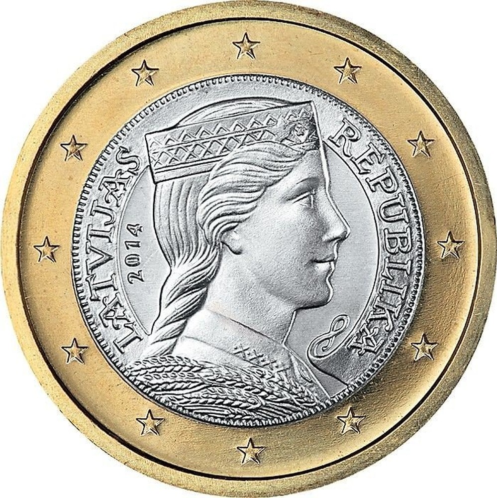 монеты евро латвия каталог