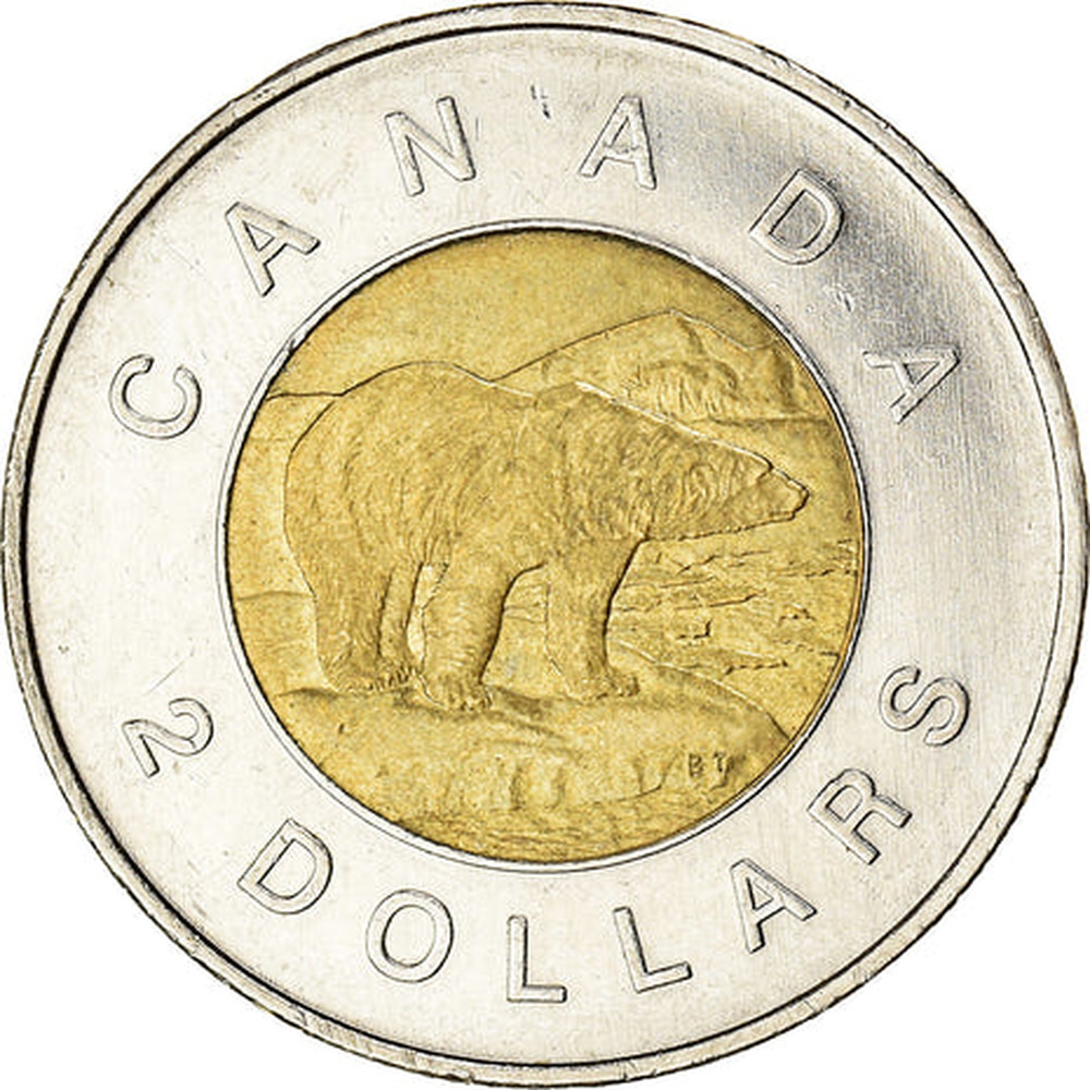 $2.00 2005 Canadian Silver Proof Toonie 