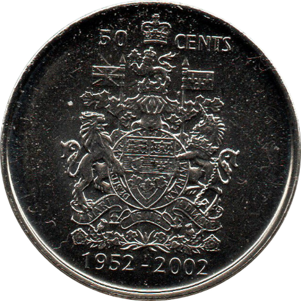 2002 Canada 50c Coin 