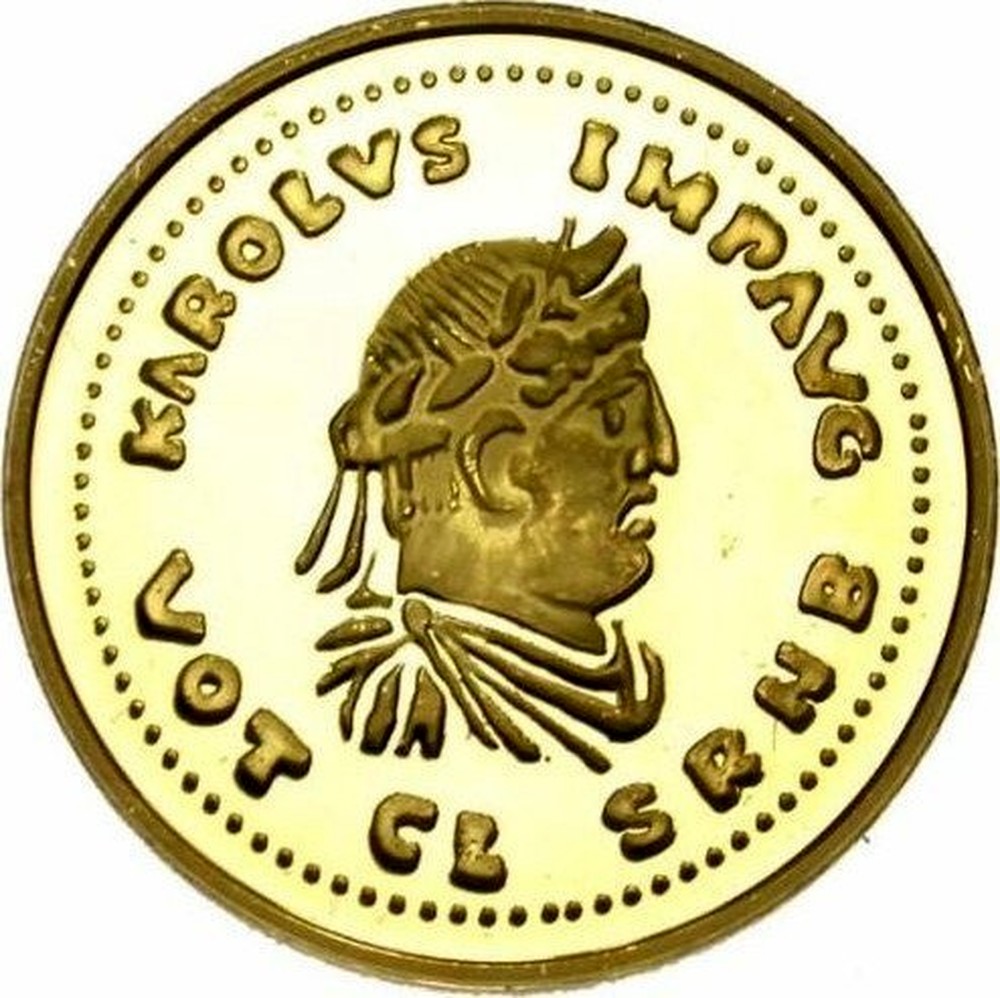 Belgian 1 2 Oz Gold 50 Ecu Charlemagne 1991 Coin Value Km 184 Coinscatalog Net
