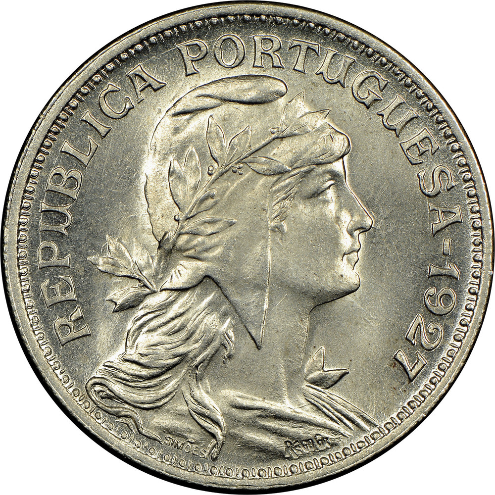 Portuguese 50 Centavos Republic 1927-1968 KM# 577 | coinscatalog.NET