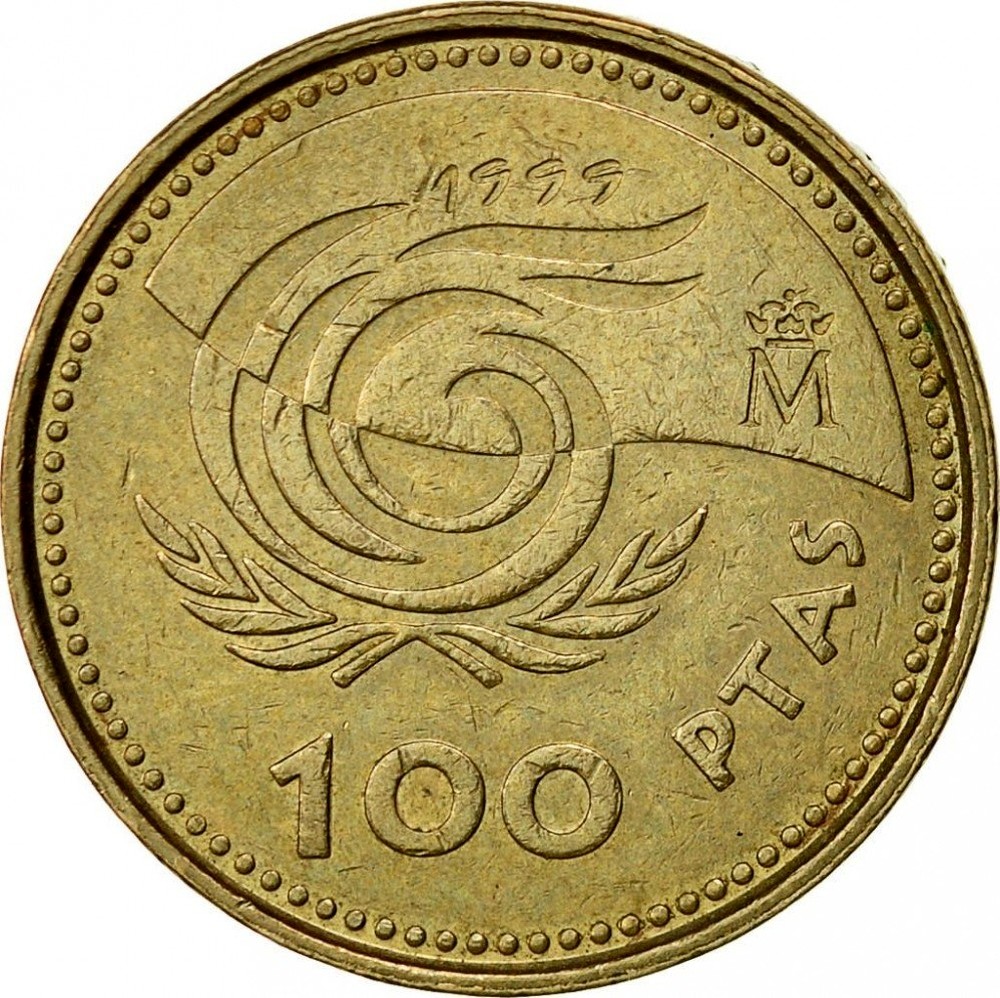 Spanish 100 Pesetas 
