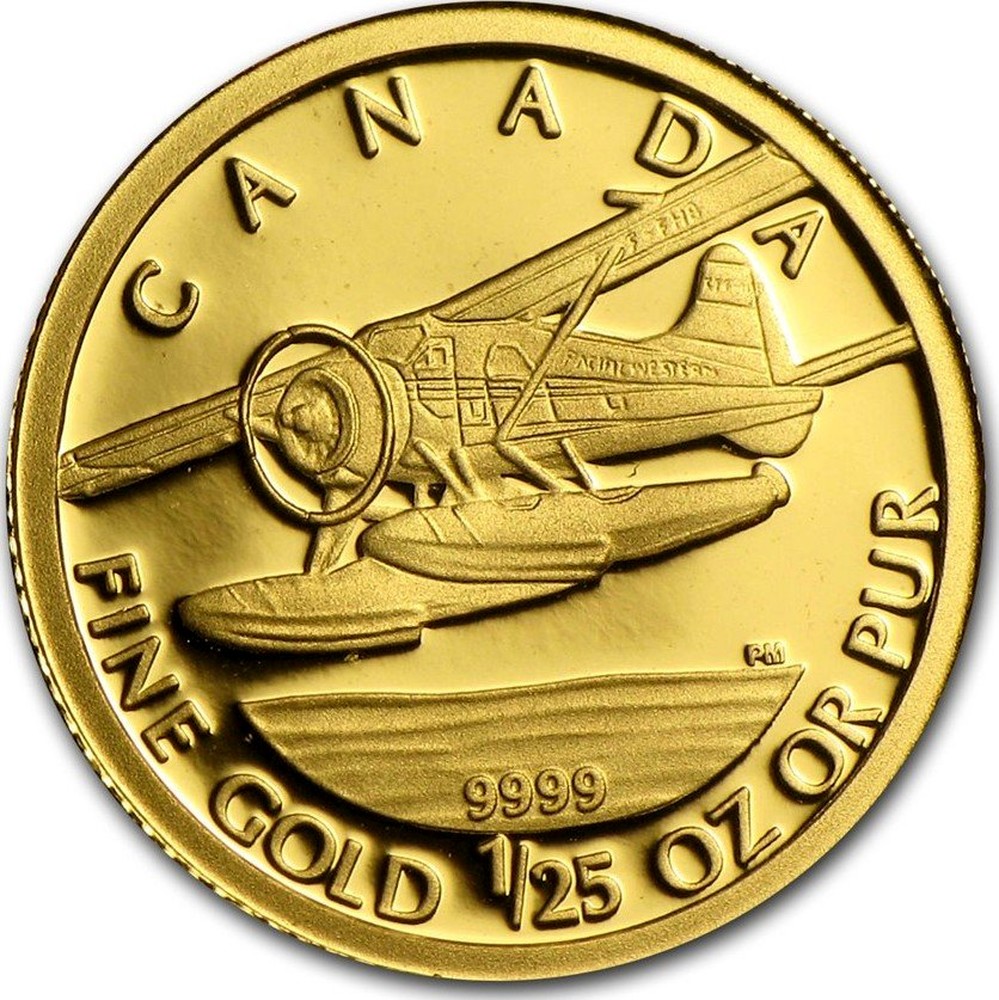 Canadian 1/25 Oz Gold 50 Cents 