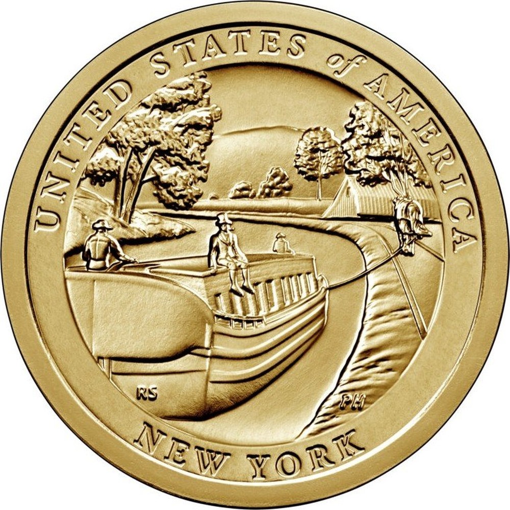 USA Quarter Dollar "New York" 2001 coin value KM 318